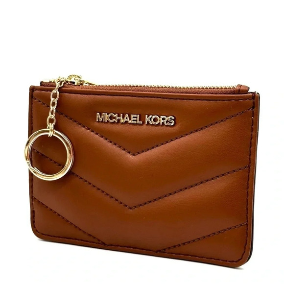 Michael Kors Jet Set Travel Small Top Zip Coin Pouch with ID Holder Luggage - Picture 4 of 8